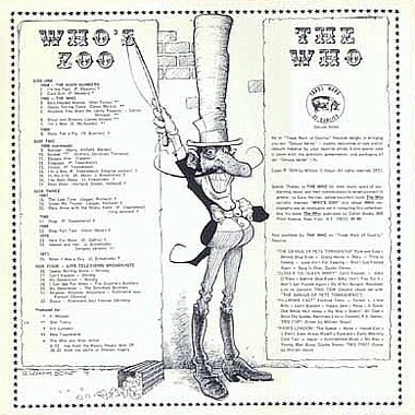 The Who - Who's Zoo (Back)